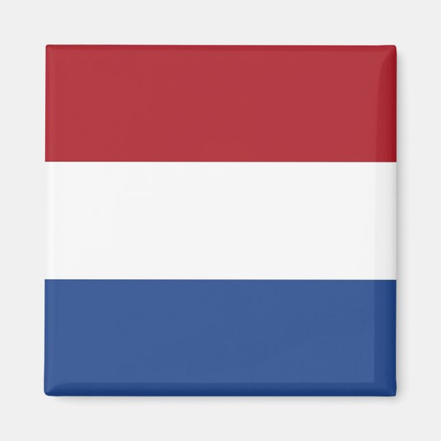 Magnet med Flagga Nederländerna (Framsidan)