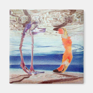 MAGNET MED FLAMINGO