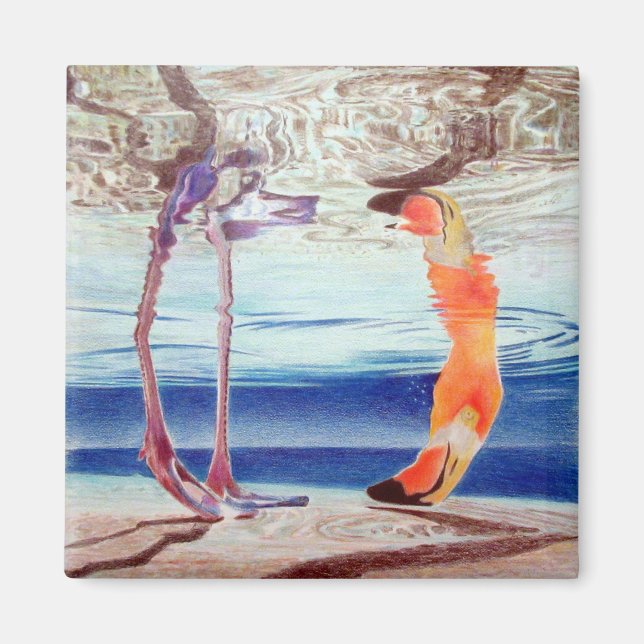 MAGNET MED FLAMINGO (Framsidan)