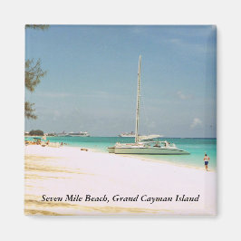Magnet med Grand Cayman Photo
