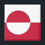 Magnet med Grönlands Flagga<br><div class="desc">Lägg till lite grönländskt pride till din insamling med vår exklusiv magnet med flagga Grönland! Den här magneten är mycket detaljerad och är mer än bara ett dekorativt biet. Det är ett firande av Grönlands kulturarv och kulturella pride. Den pulserande designen visningar på ett framträdande sätt den grönländska flagga, skapar...</div>