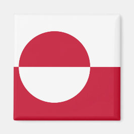 Magnet med Grönlands Flagga