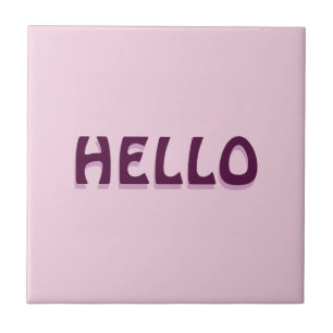 MAGNET MED HELLO KAKELPLATTA
