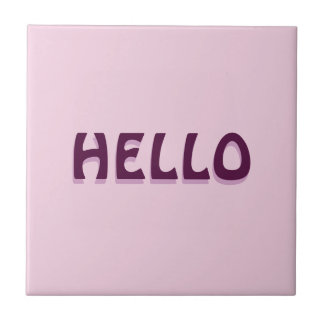 MAGNET MED HELLO KAKELPLATTA