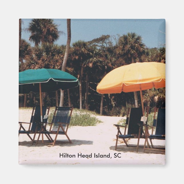 Magnet med Hilton Head Island Photo (Framsidan)