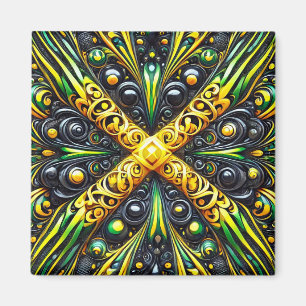 Magnet med Jamaican Färg Design
