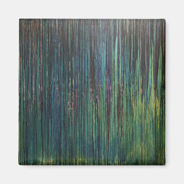 Magnet med Johnson Abstrakt Artwork (Framsidan)