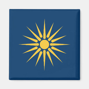 Magnet med Makedoniens flagga, Grekland