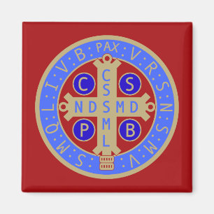 Magnet med medaljen av St. Benedict