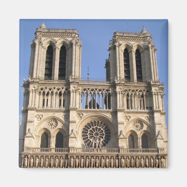 Magnet med Notre Dame de Paris (Framsidan)