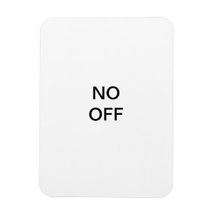 magnet med "ON & OFF"