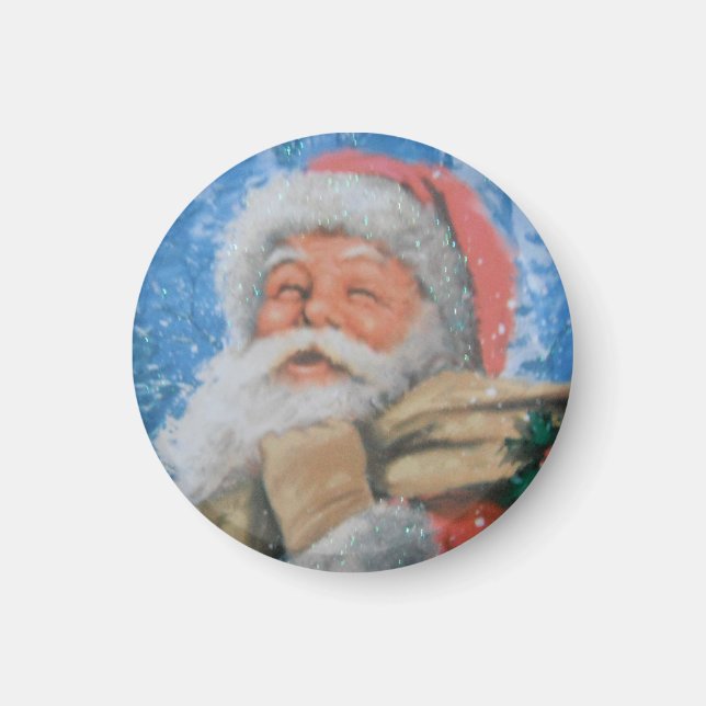 Magnet med Santa (Framsidan)