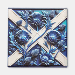 Magnet med Scottish Thistles Design