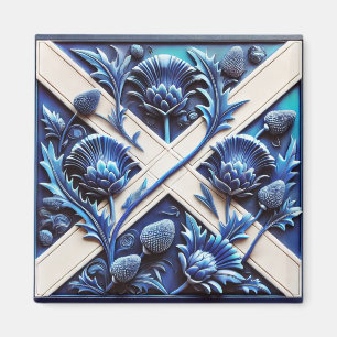 Magnet med Scottish Thistles Design
