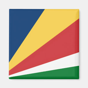 Magnet med Seychellerna Färg Design