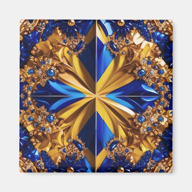 Magnet med Sverige Färg Design (Framsidan)