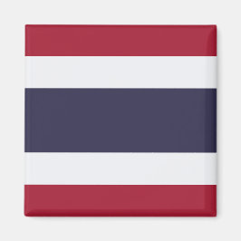 Magnet med Thailands flagga