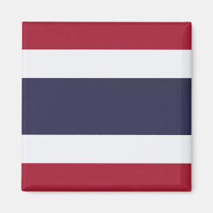 Magnet med Thailands flagga