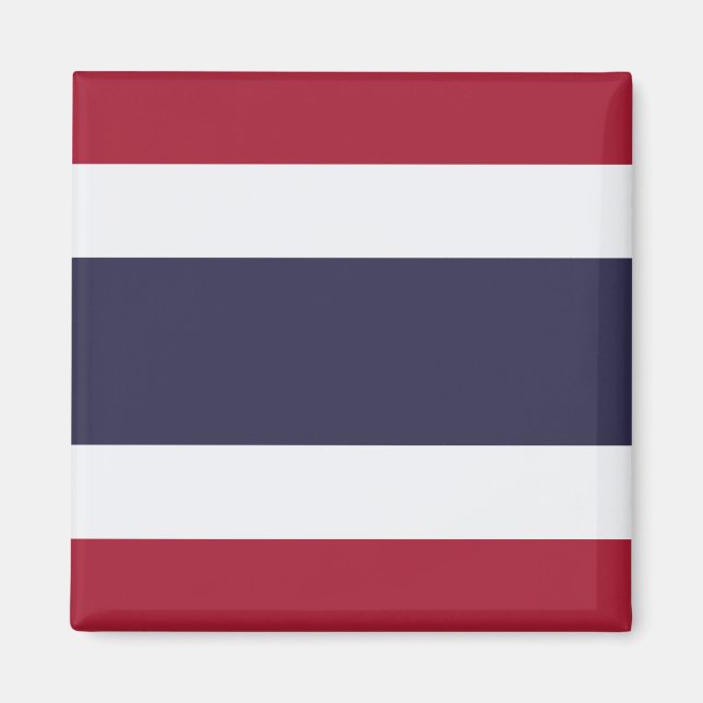 Magnet med Thailands flagga (Framsidan)