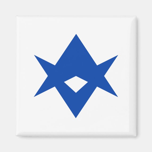 Magnet med Toyota Citys flagga (Framsidan)