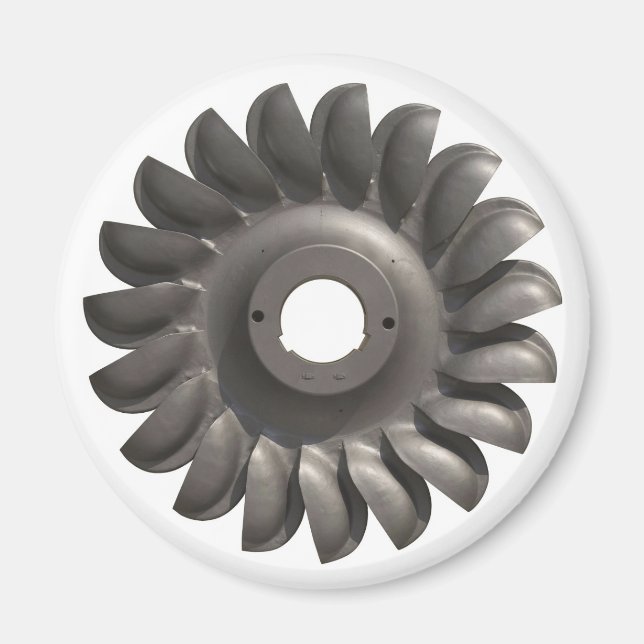 Magnet med turbin Vatten (Framsidan)