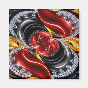 Magnet med tyska Färg Design