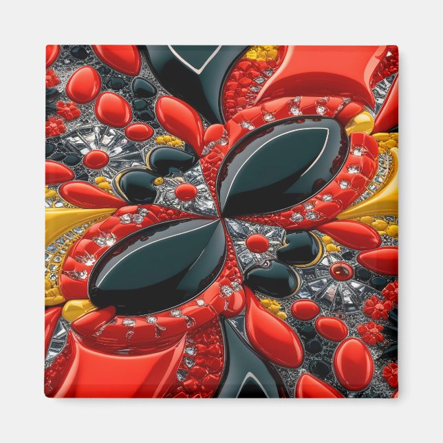 Magnet med Tyskland Färg Design (Framsidan)