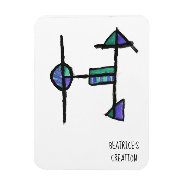 Magnet med ursprungligt H (Vertikal)