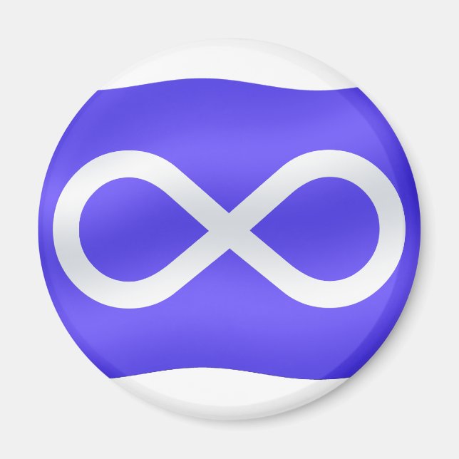 Magnet Metis Flagga Magnet Metis (Framsidan)