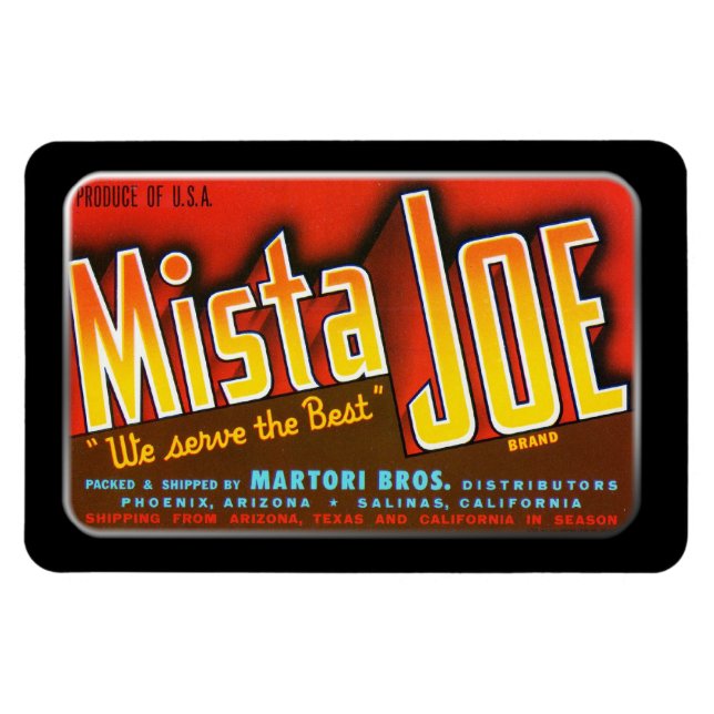 Magnet - MistaJoe, av GalleryGifts (Horisontell)