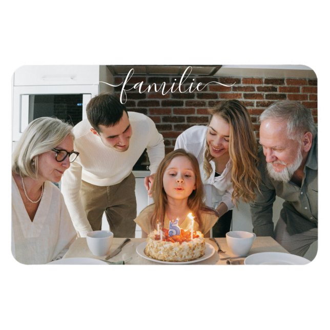 Magnet mit eigenen Fotos - Selbst Gestalten (Horisontell)