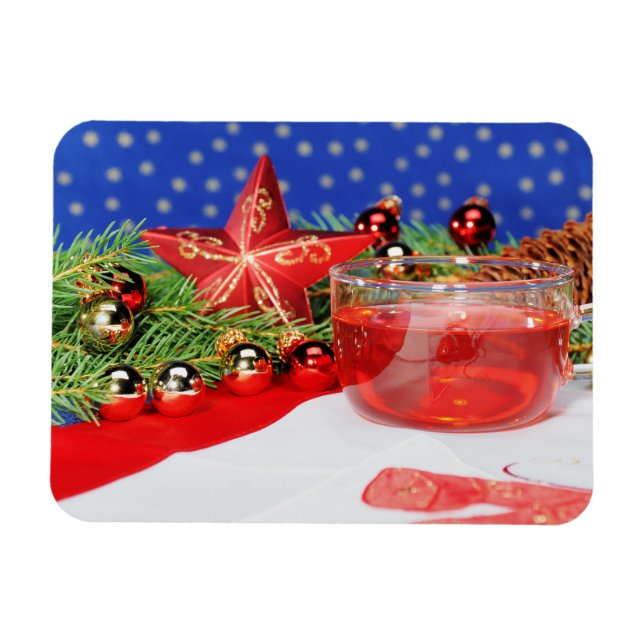 Magnet mit Weihnachtlichem Motiv (Horisontell)