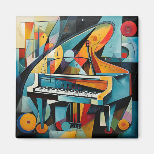 Magnet modern piano-målning