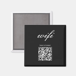 Magnet | Modern Wifi Qr-kod 