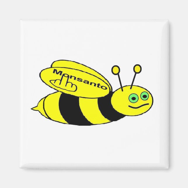 Magnet Monsanto Bee Flip (Framsidan)