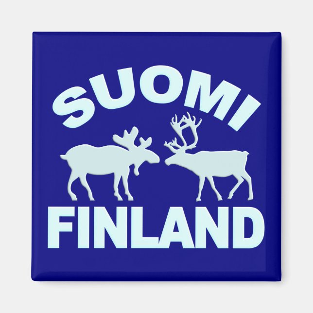 Magnet Moose & Reindeer (Framsidan)