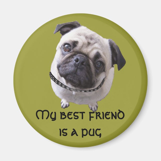 Magnet "Mops" (Framsidan)