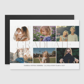 Magnet Multi-Photo then/Now Student-meddelande