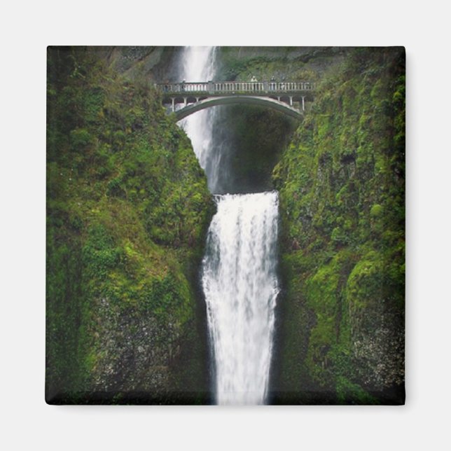 Magnet-Multnomah Falls, Oregon Magnet (Framsidan)