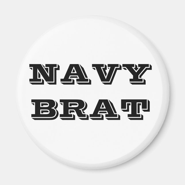 Magnet Navy Brat (Framsidan)