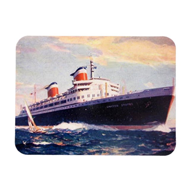 Magnet - Ocean Liners - SS United Stater (Horisontell)