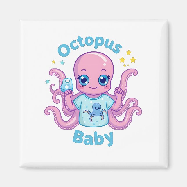 Magnet Octopus Baby  (Framsidan)