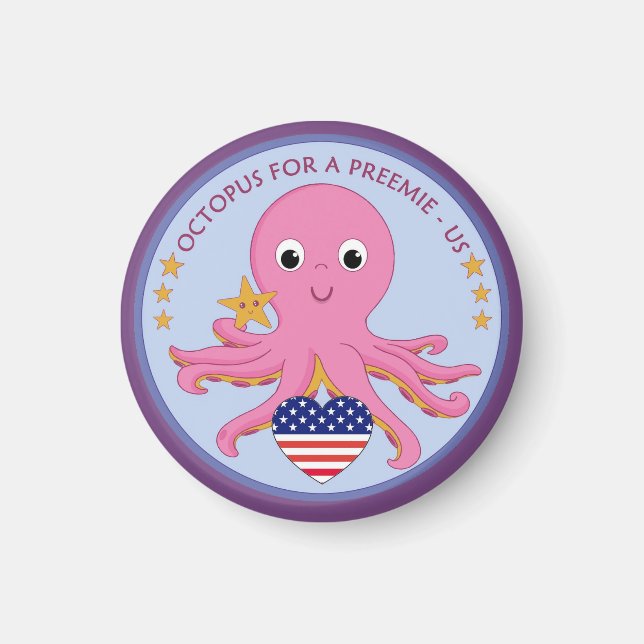 Magnet Octopus for a Preemie US (Framsidan)