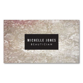 [MAGNET] Orake Skin Print Stylist Salon Business C Magnetiska Visitkort