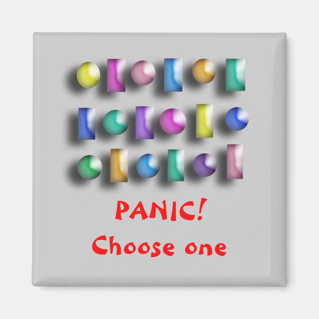 Magnet - Panic-knappar (Framsidan)