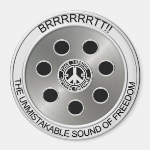 Magnet "Peace through Superior Firepower"