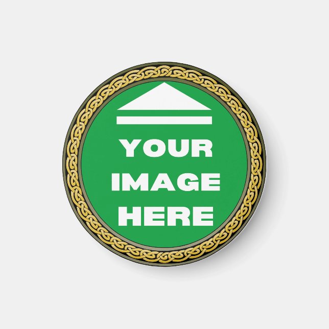 Magnet - Personlig - Lägg till bild / text (Framsidan)