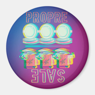 Magnet pour lave-vaisselle ’PropreSale’