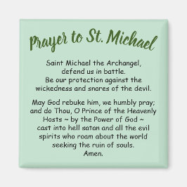 Magnet Prayer till Saint Michael, Archangel Favor
