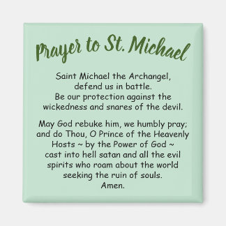 Magnet Prayer till Saint Michael, Archangel Favor